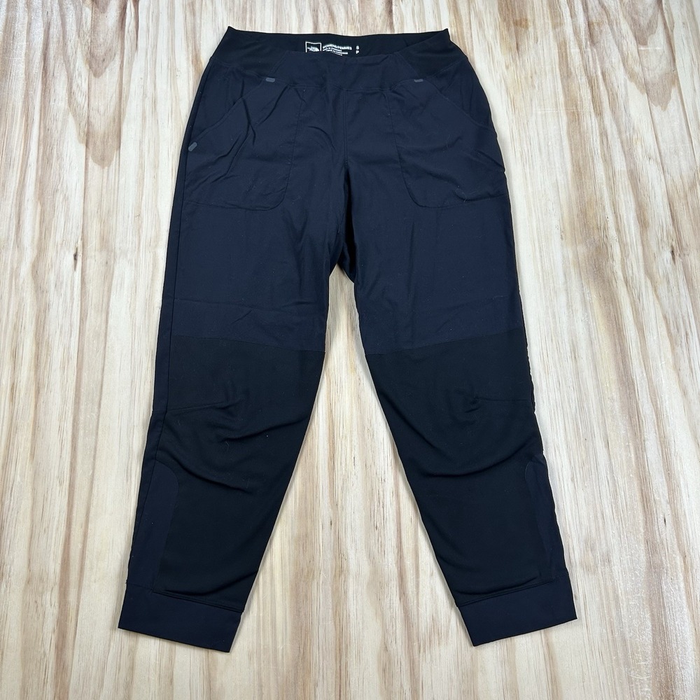 The North Face Women's Cropped Hiking Pants Black Small Regular Pull-On Pockets